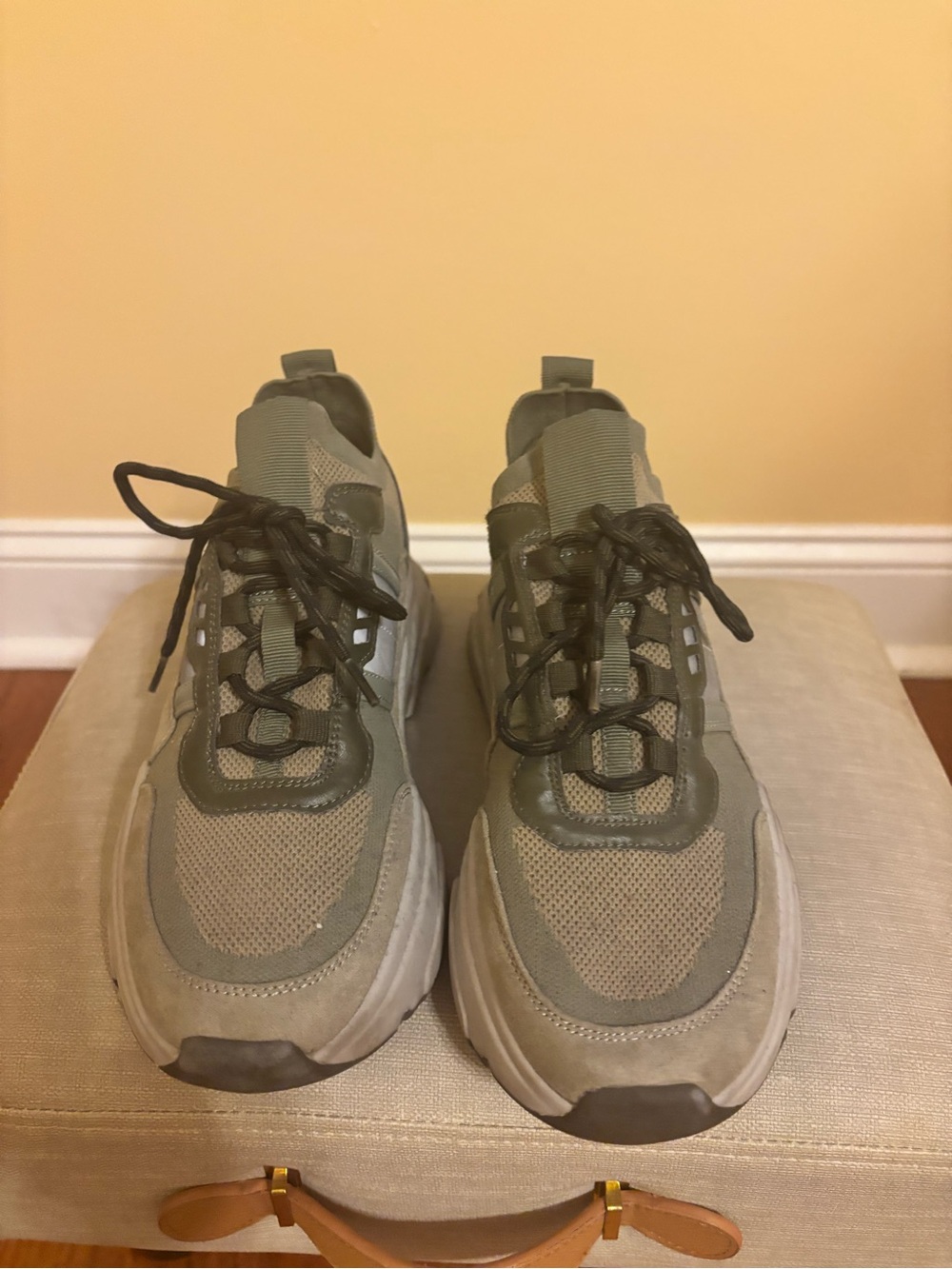 H&M Olive Green Women's Athletic Sneakers